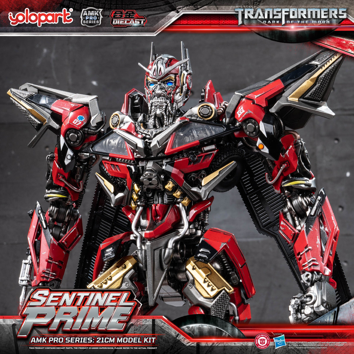 YOLOPARK - TRANSFORMERS: Dark of the Moon: AMK PRO Series Sentinel Prime Model Kit [BOOKING AMOUNT PAYMENT ONLY]