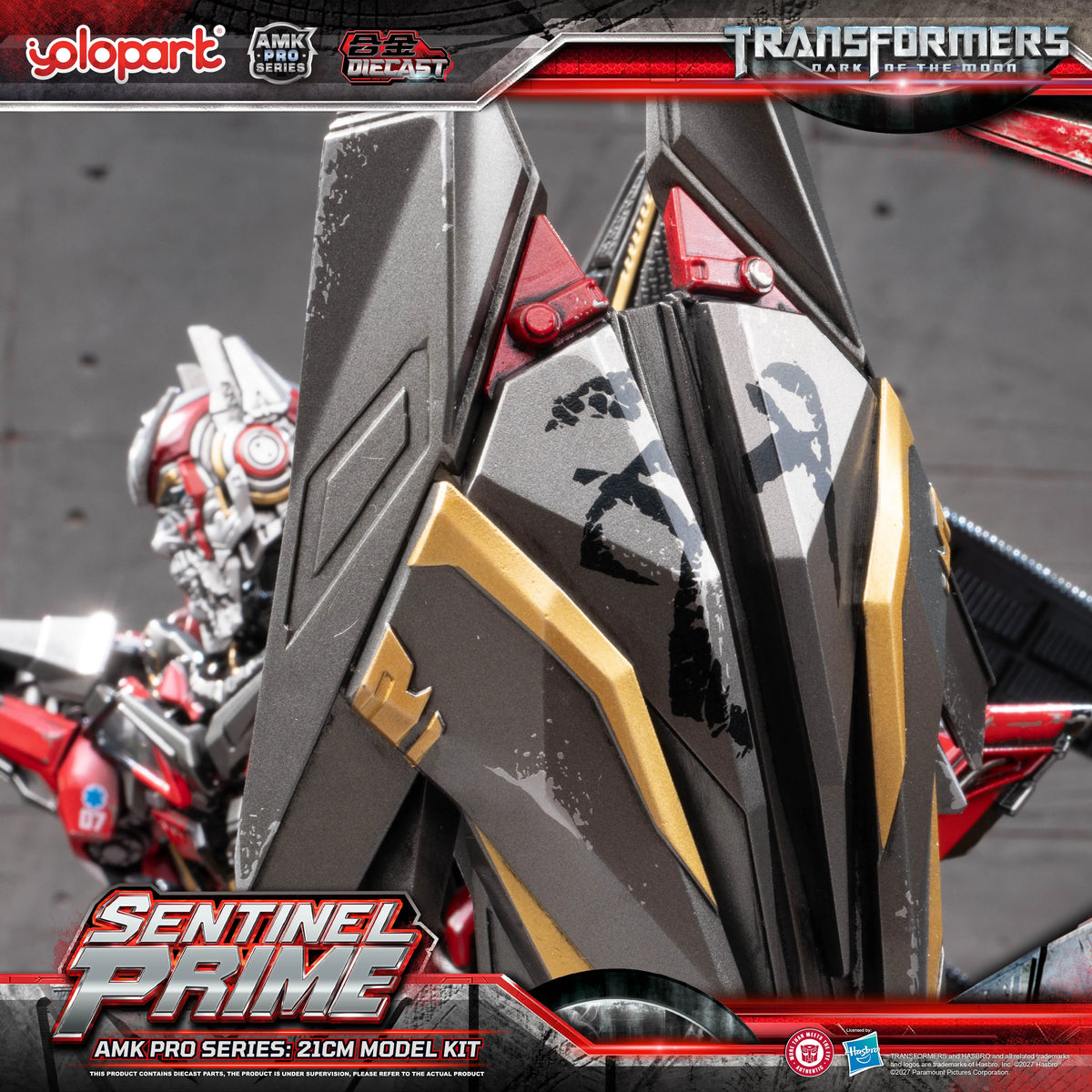 YOLOPARK - TRANSFORMERS: Dark of the Moon: AMK PRO Series Sentinel Prime Model Kit [BOOKING AMOUNT PAYMENT ONLY]