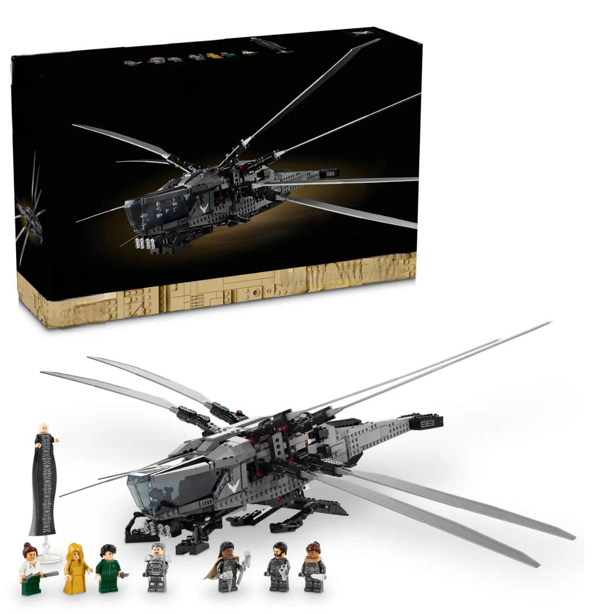 MOC Set No. 10327 Dune Atreides Royal Ornithopter (Total Pieces - 1369)