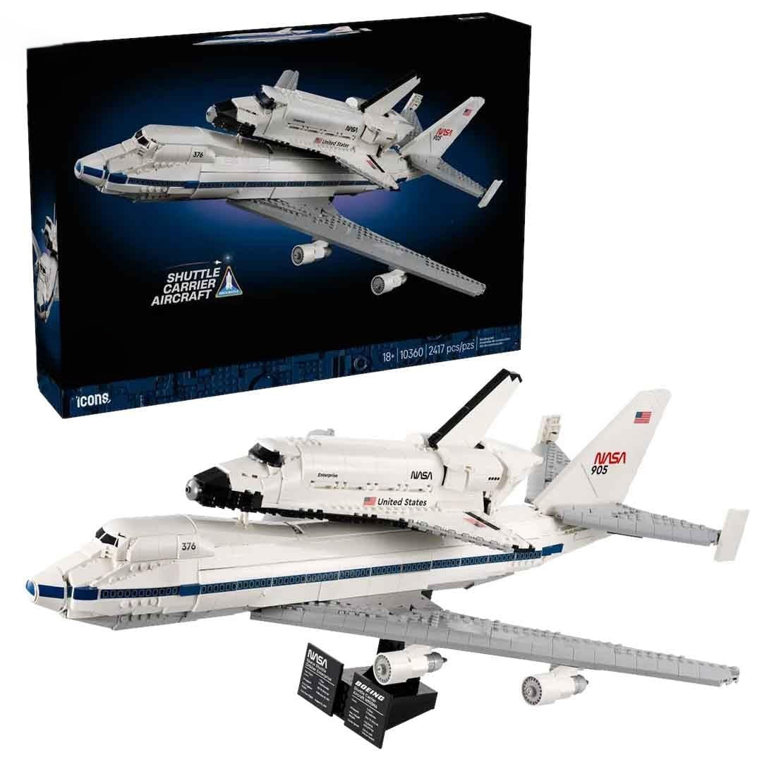 Icons NASA Space Shuttle & Boeing 747 MOC Set No. 10360 (2,417 Pieces)