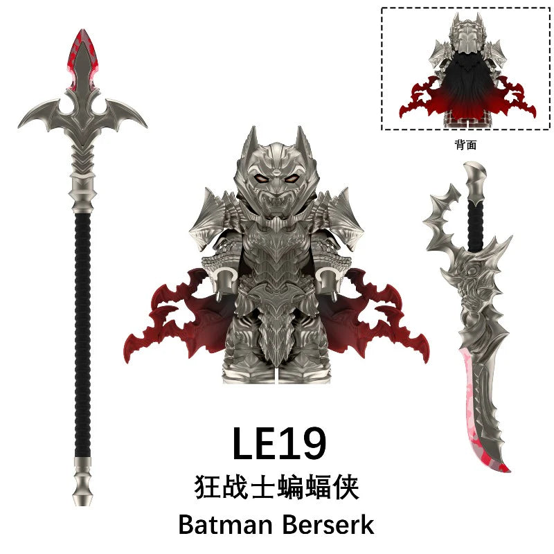 LE18 - LE20 Berserker Batman Minifigures