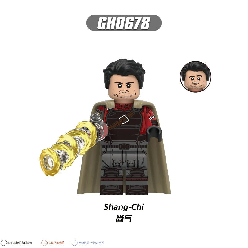 G0187 Zombie Super heroes Series Minifigures