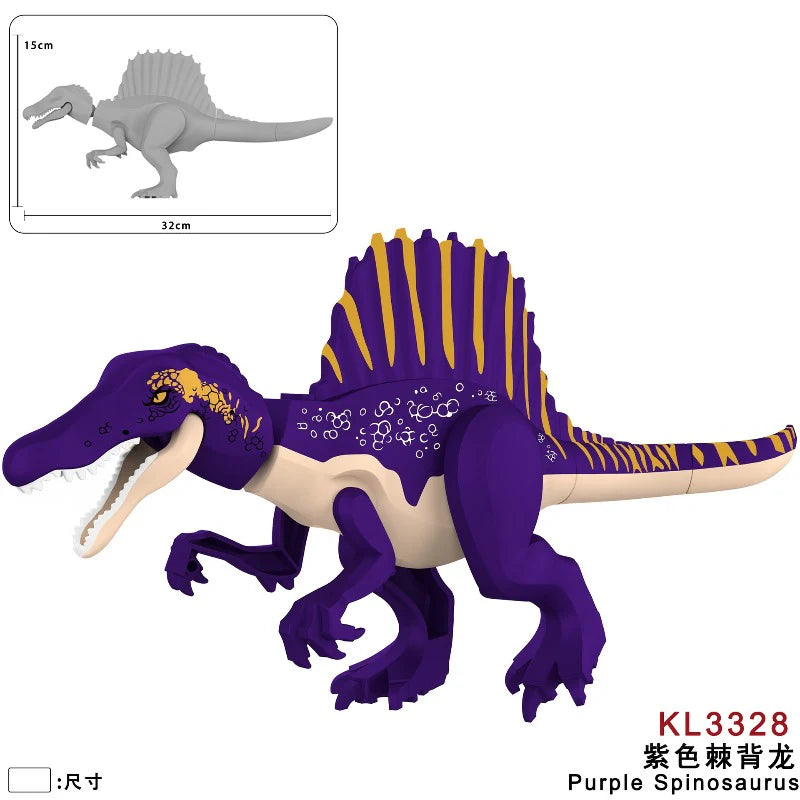 KL3324-3330 Dinosaur Spinosaurus Minifigures