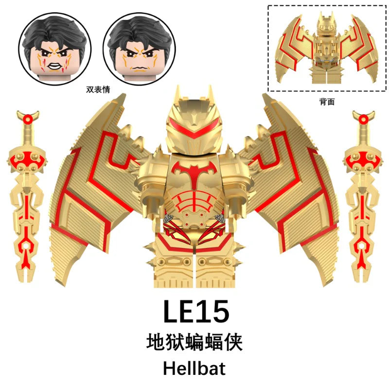 LE13-15 Hell Batman & Bat Motorcycle series Minifigures