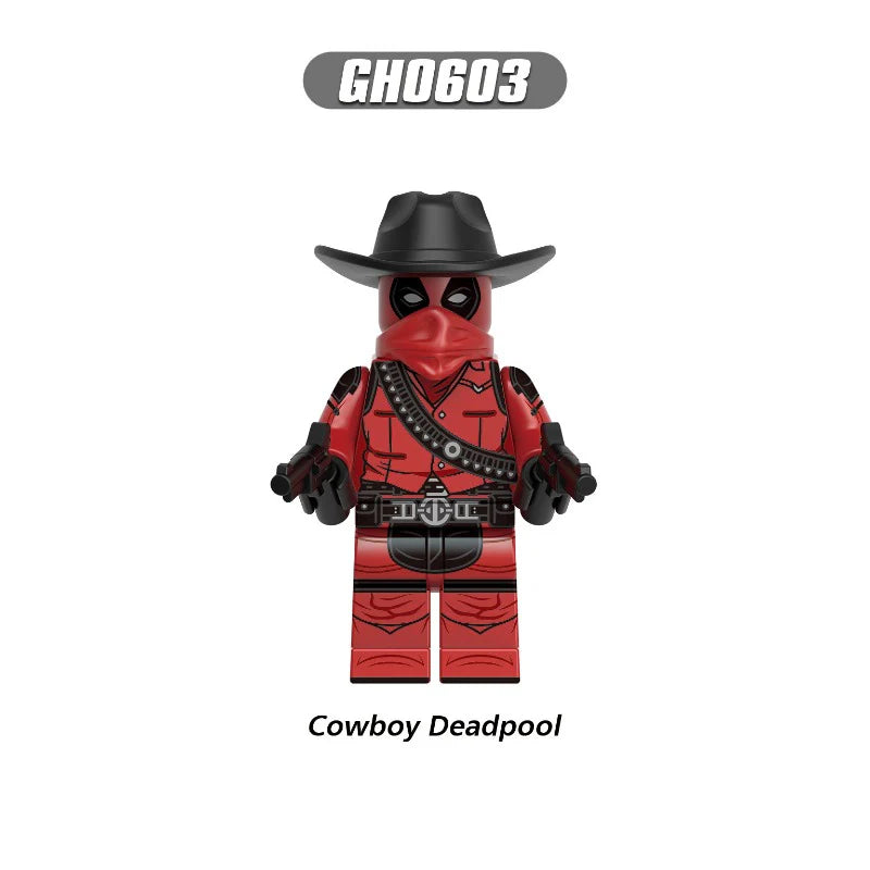 G0176 Super heroes series Deadpool & Wolverine minifigures