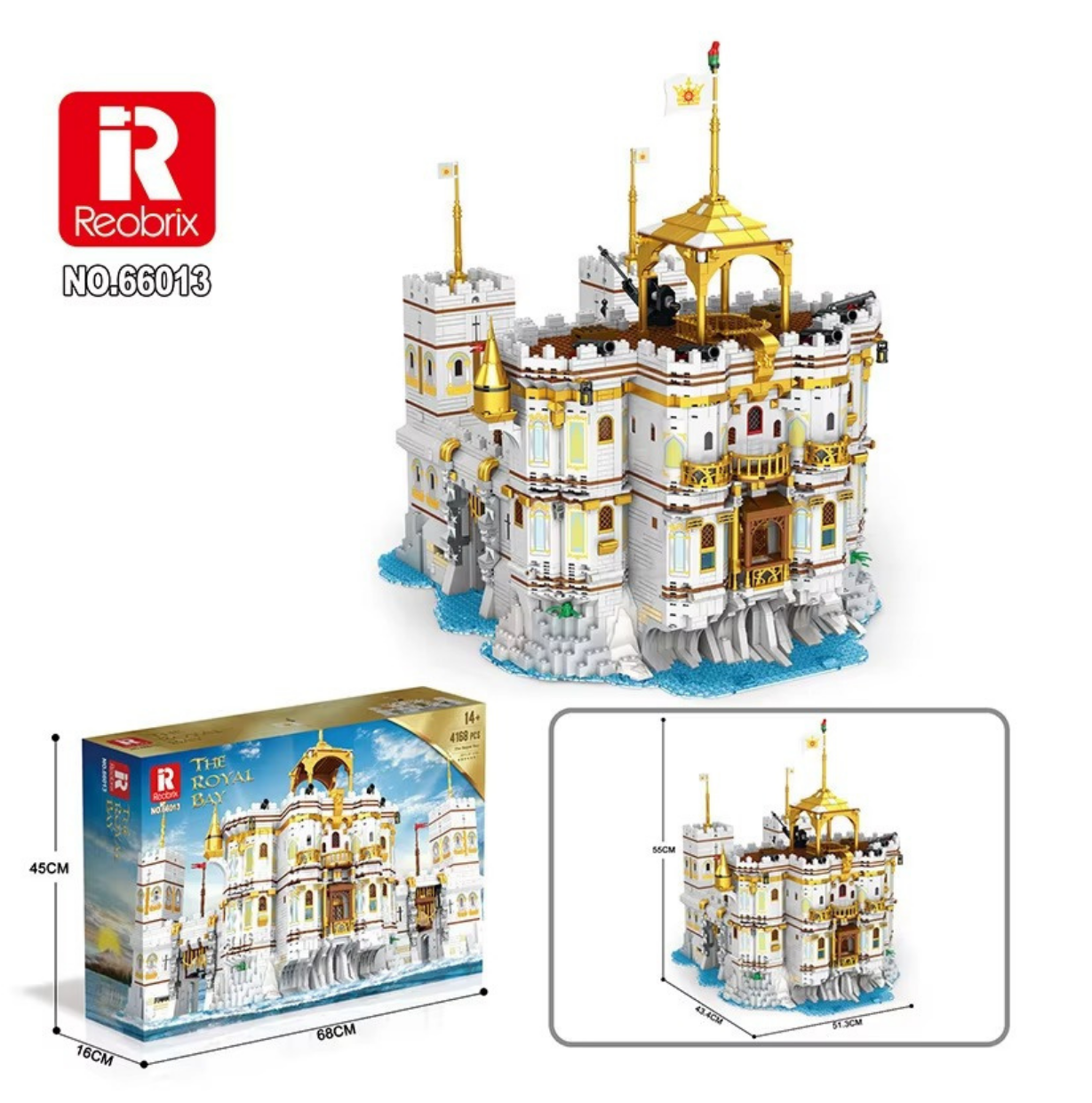 MOC Set No. 66013 The Royal Bay (Total Pieces - 4168)