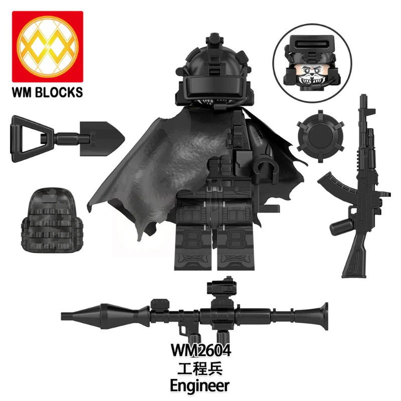 WM6169 Military Series Minifigures