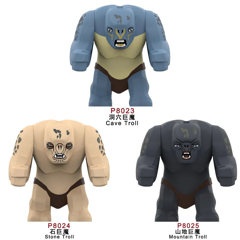 P8023-P8025 Lord of Rings Cave Troll Minifigure