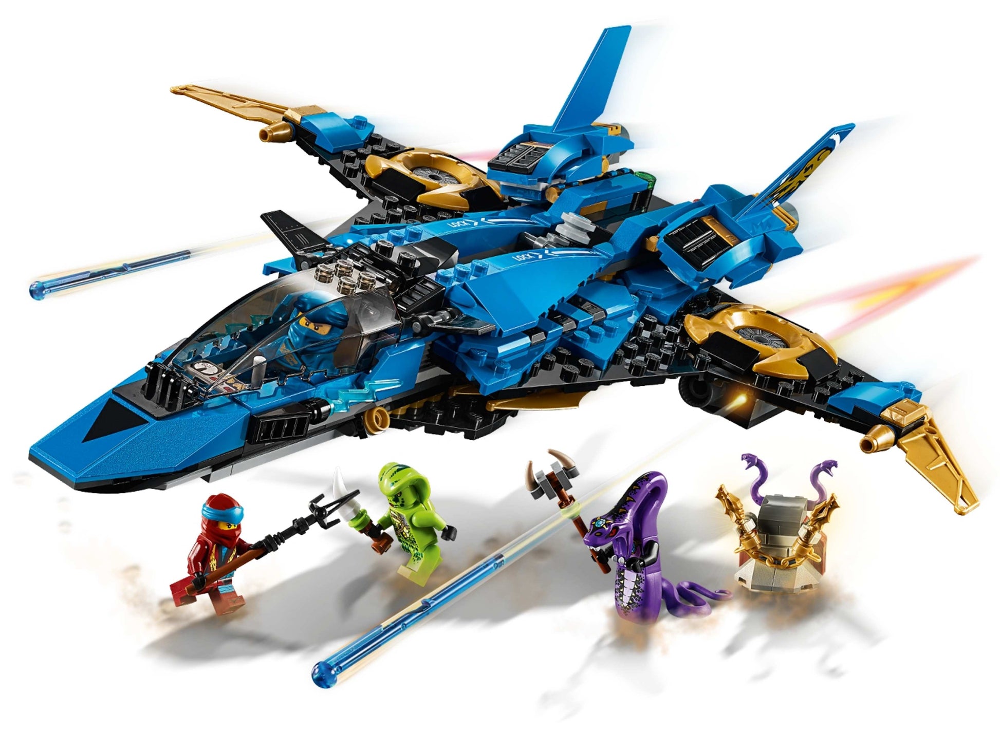 Ninjago Jay's Storm Fighter Blocks Set (490 Pieces)