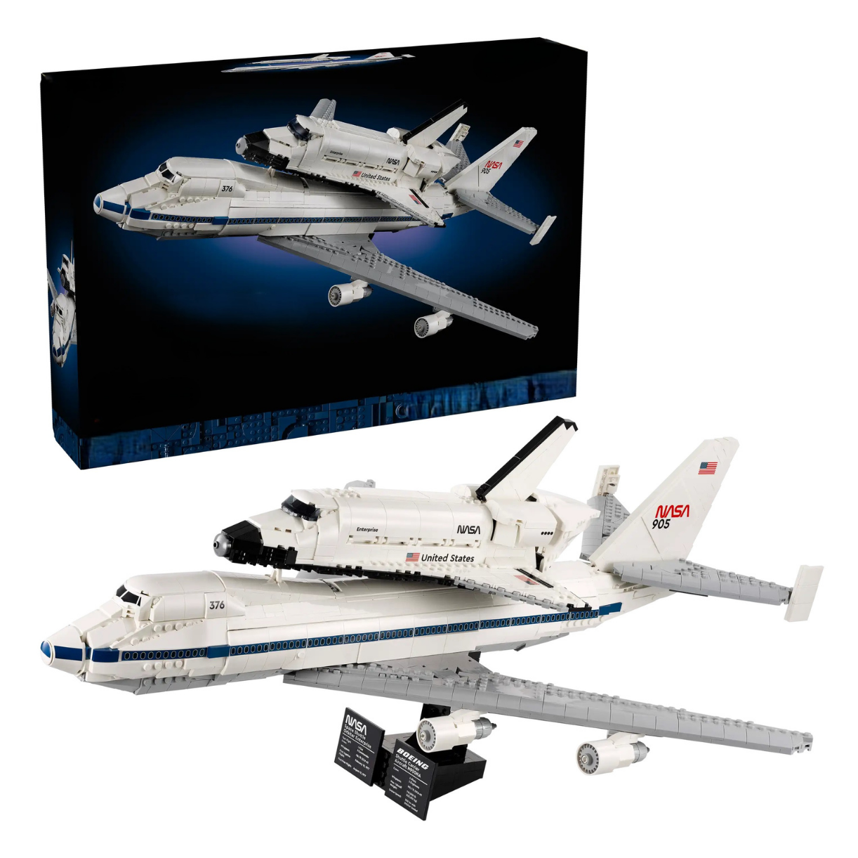 MOC Set No. 10360 Shuttle Carrier Aircraft (Total Pieces - 2417)