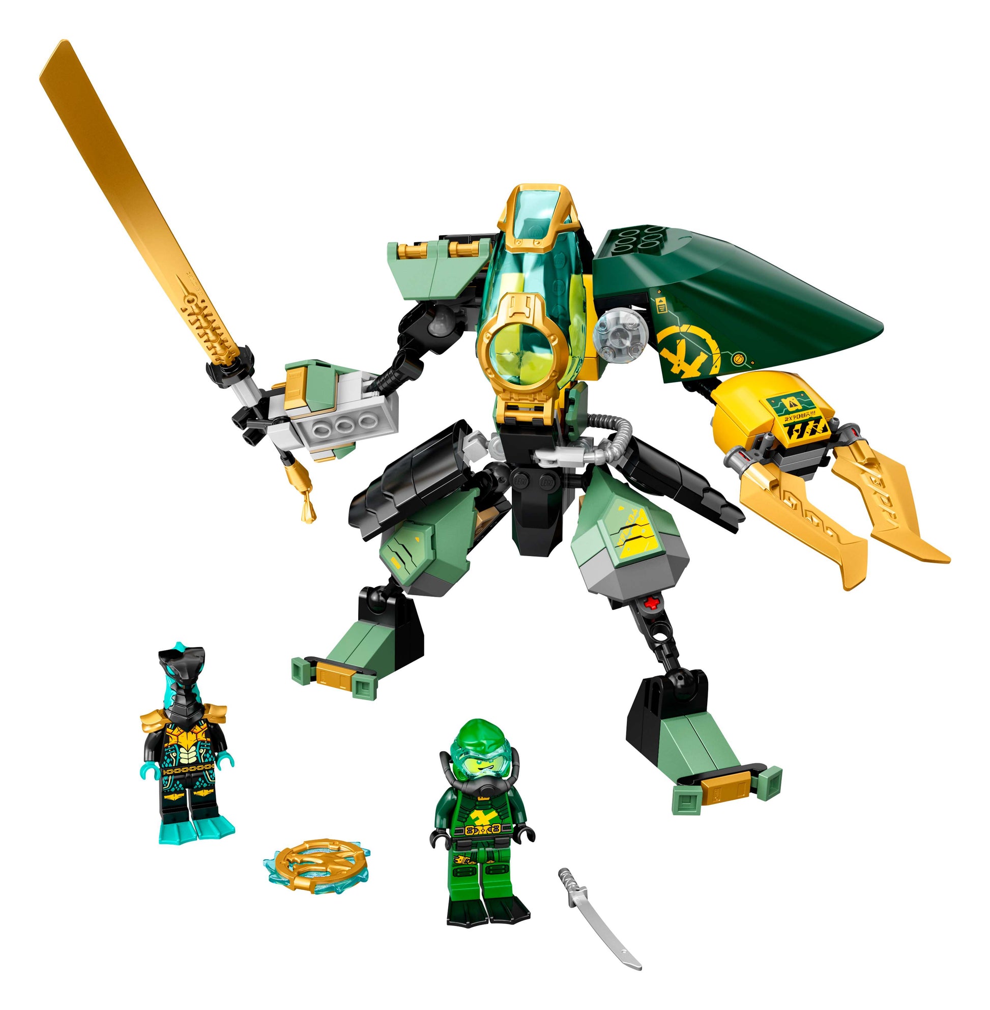 Ninjago Lloyd's Hydro Mech Blocks Set (228 Pieces)