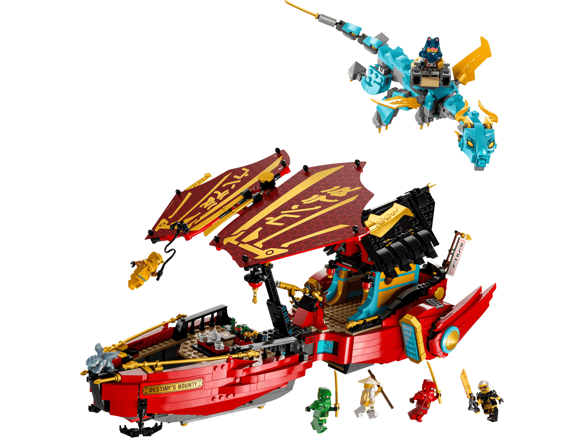 Ninjago Destiny’s Bounty - Race Against Time Blocks Set (1739 Pieces)