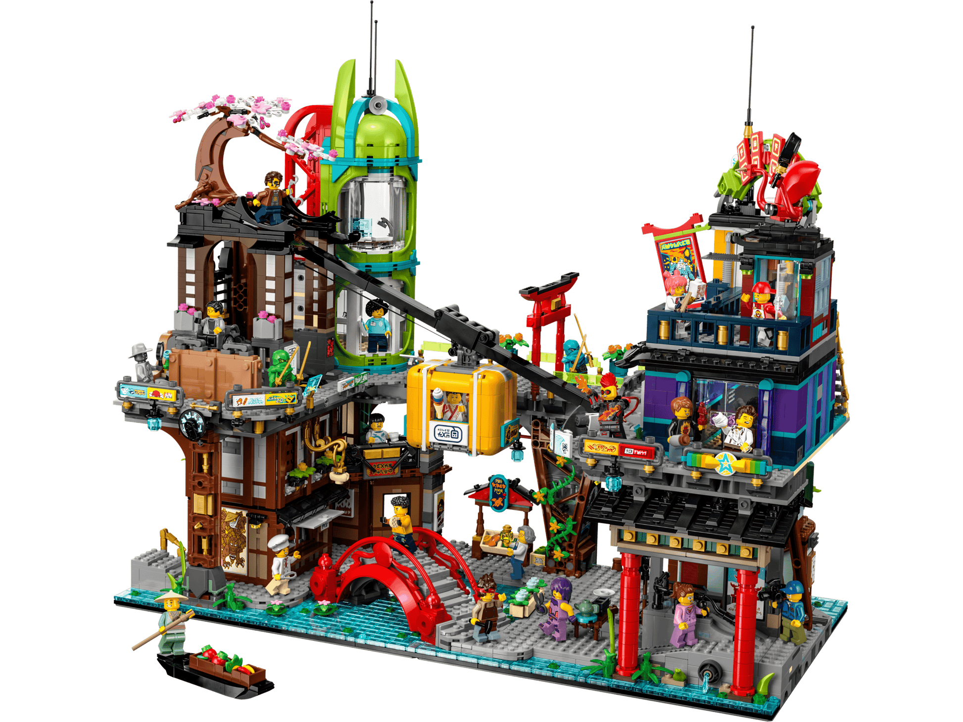 Ninjago City Markets Blocks Set (6163 Pieces)