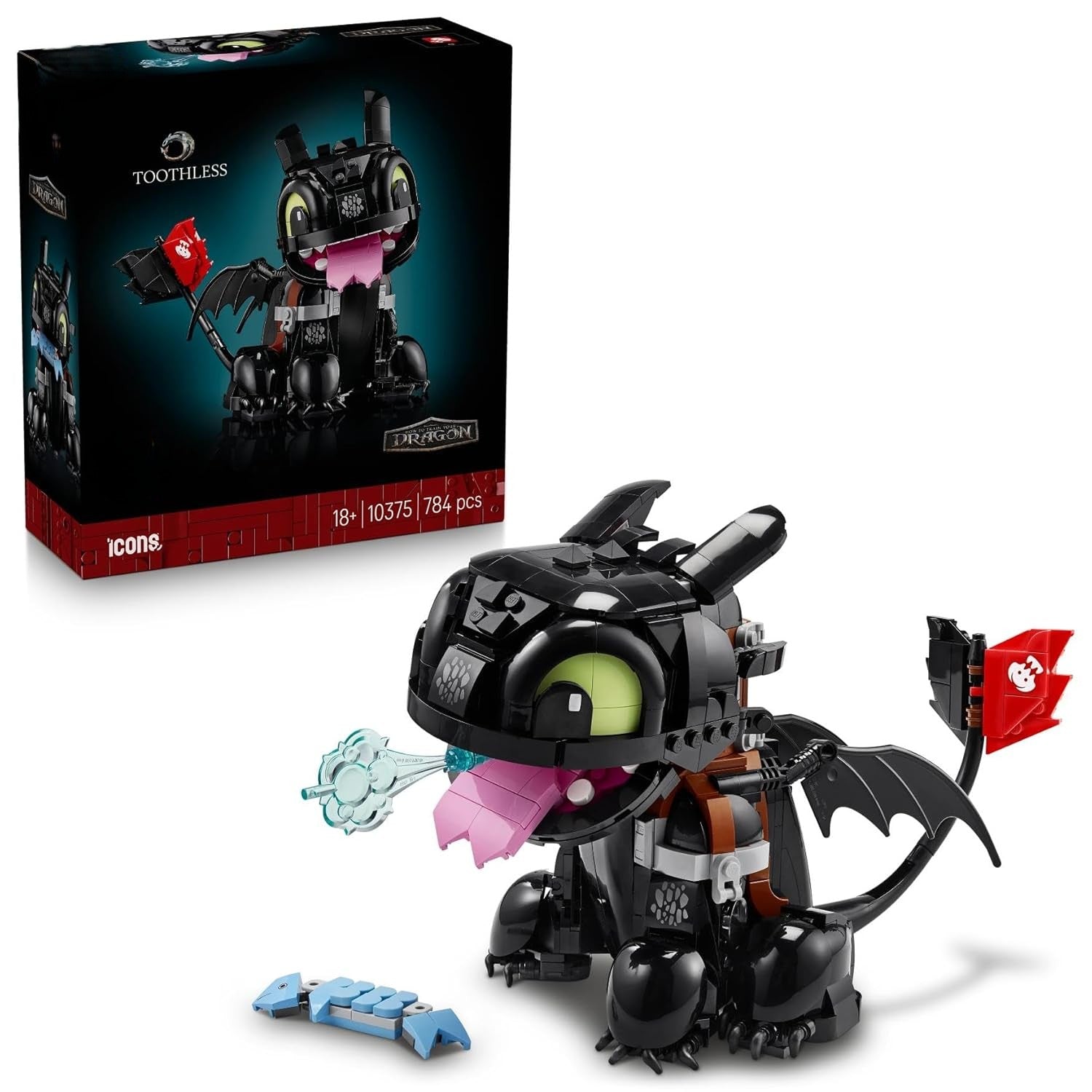 How to Train Your Dragon Toothless MOC Set No. 10375 (784Pieces)