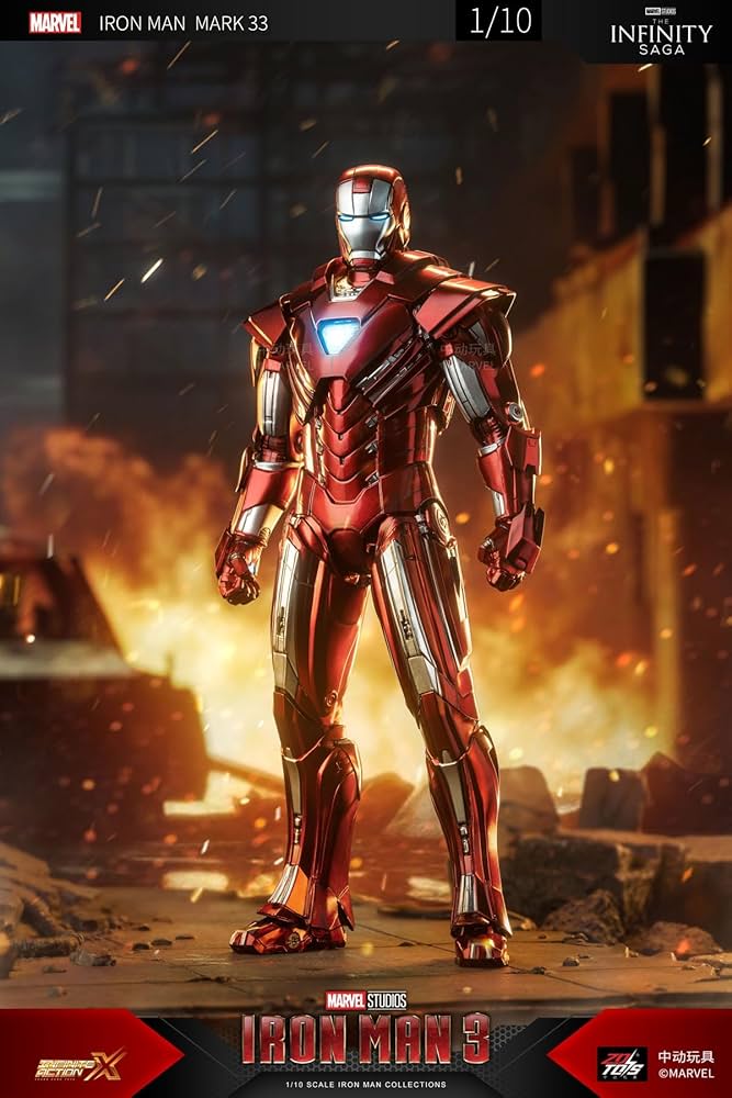 ZD Toys Iron Man MK 33 Action Figure 1/10 Scale