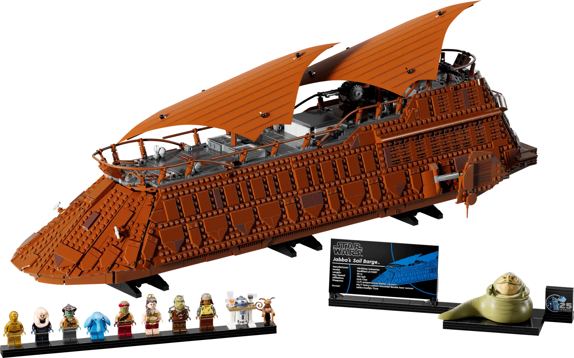 Star Wars Jabba's Sail Barge MOC Set No. 75397 (3943 Pieces)