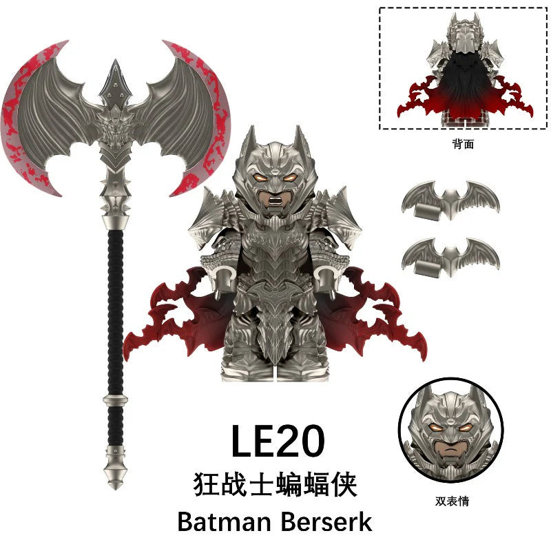 LE18 - LE20 Berserker Batman Minifigures