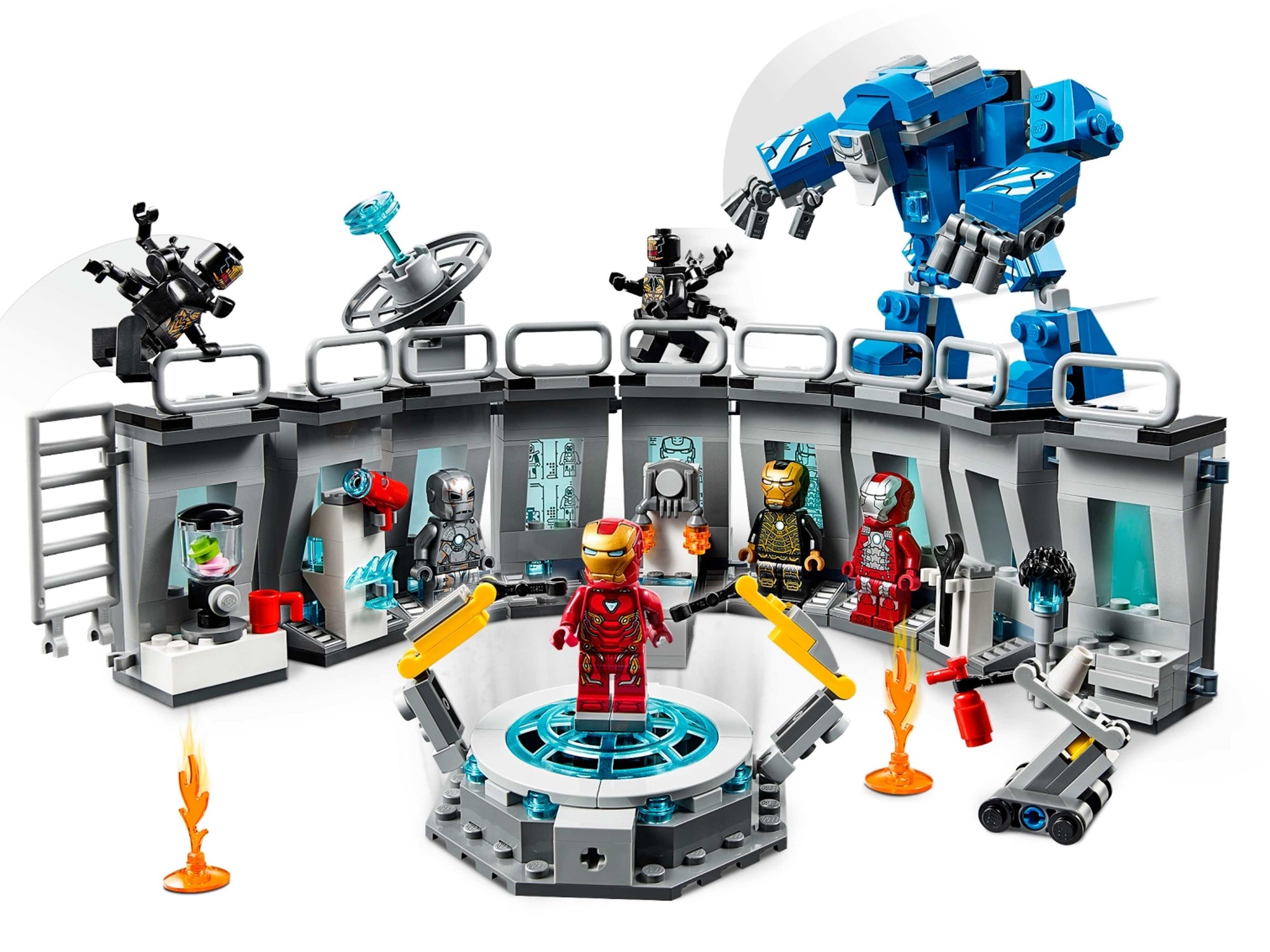 Iron Man Hall of Armor Blocks Set (524 Pieces)