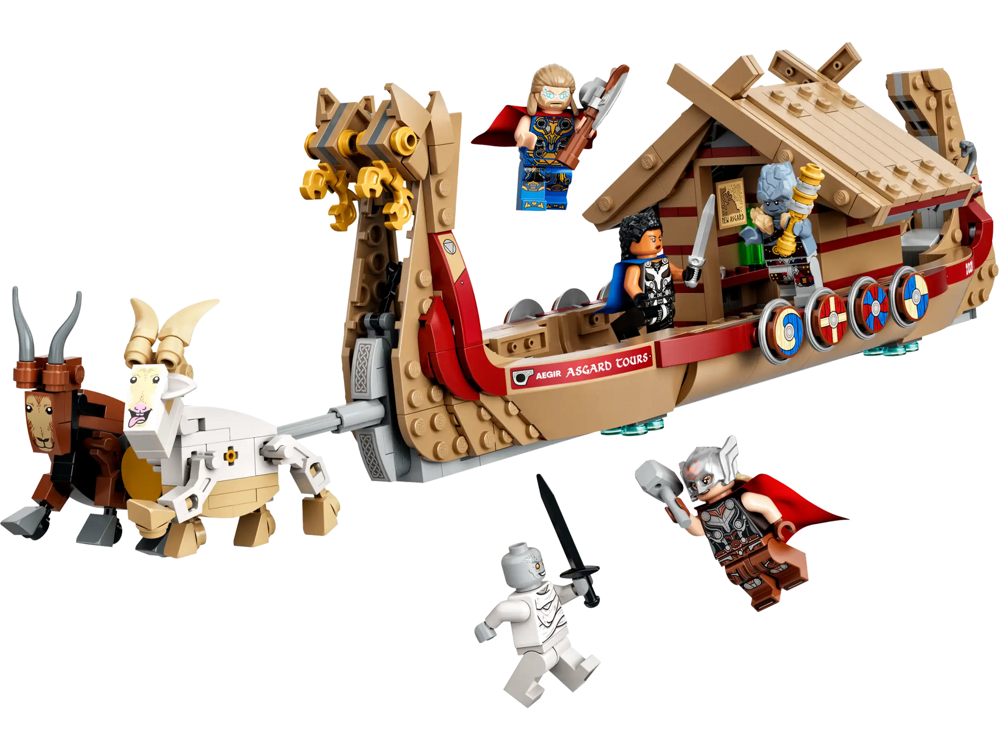 The Goat Boat MOC Set No. 76208 (564 Pieces)