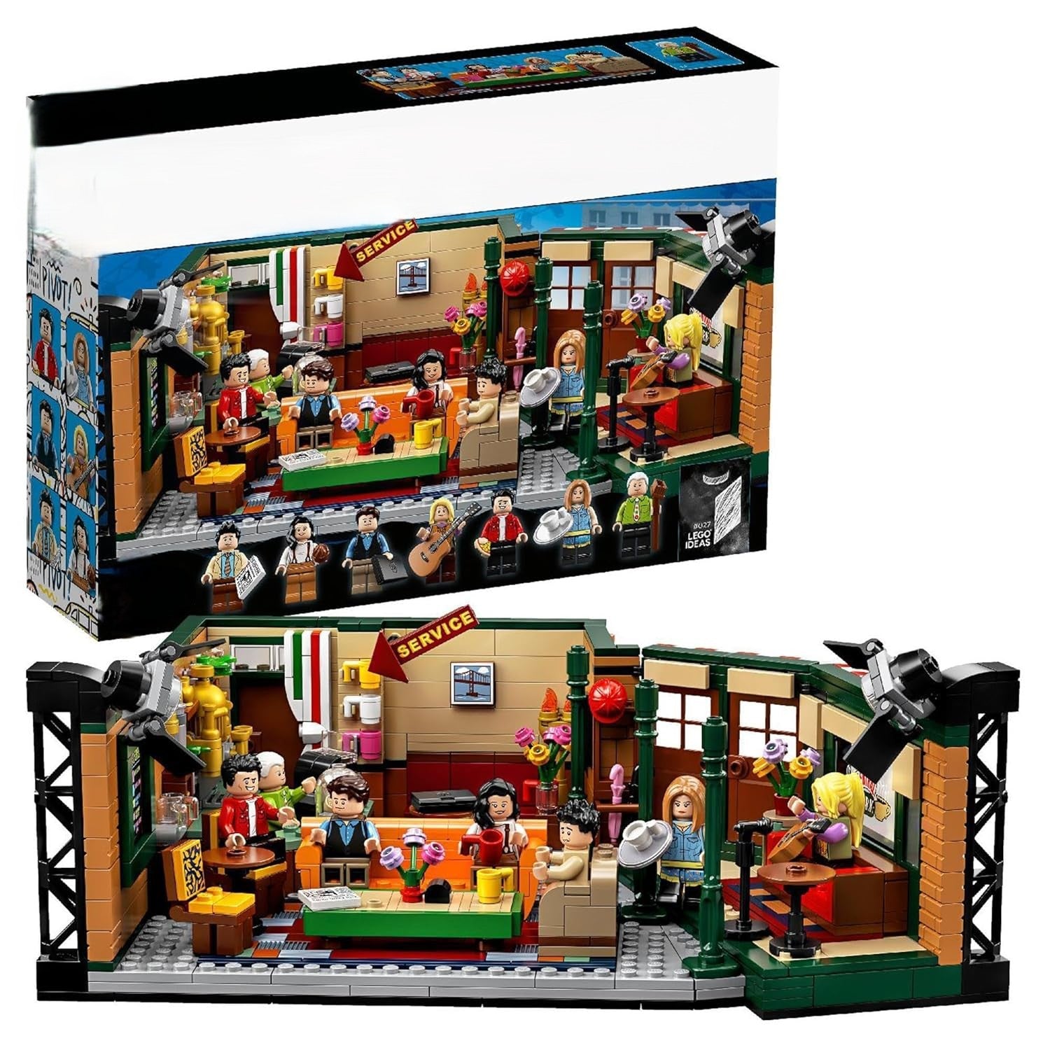 MOC Set No. 21319 Central Perk (Total Pieces - 1070)