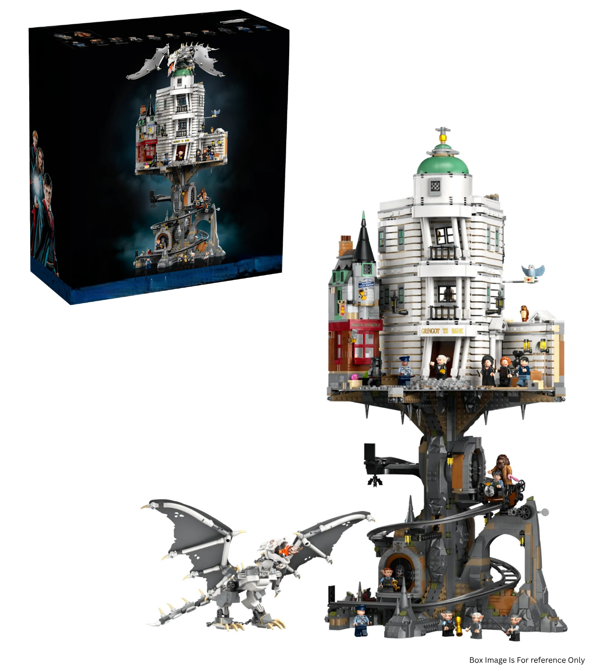 MOC Set No. 76417 Gringotts Wizarding Bank (Total Pieces - 4801)