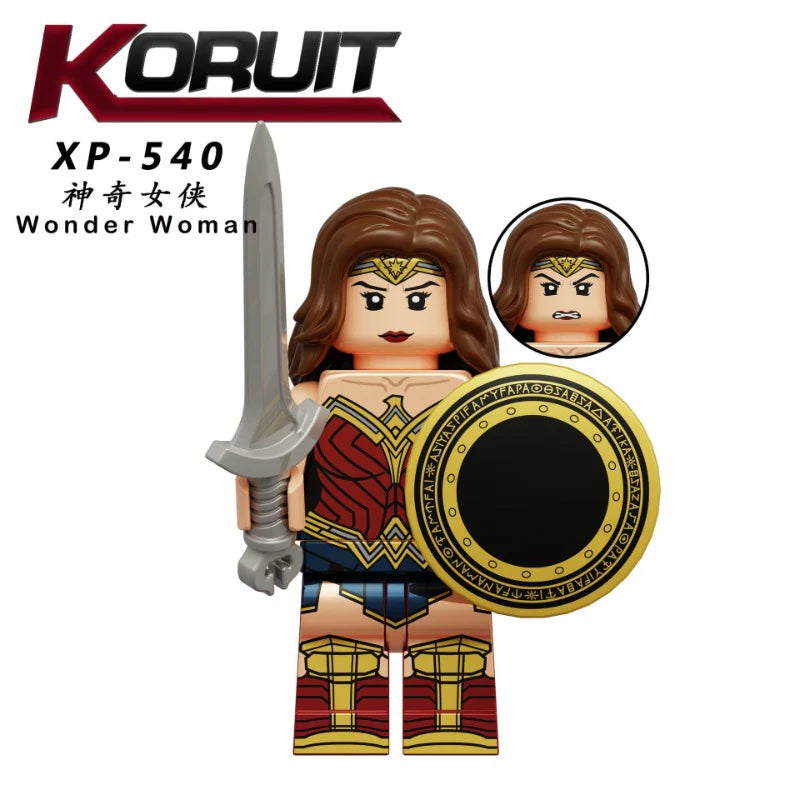 KT1071 Superhero Series The Flash Supergirl Minifigures