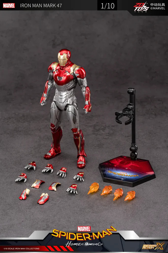 ZD Toys Iron Man MK 47 Action Figure 1/10 Scale