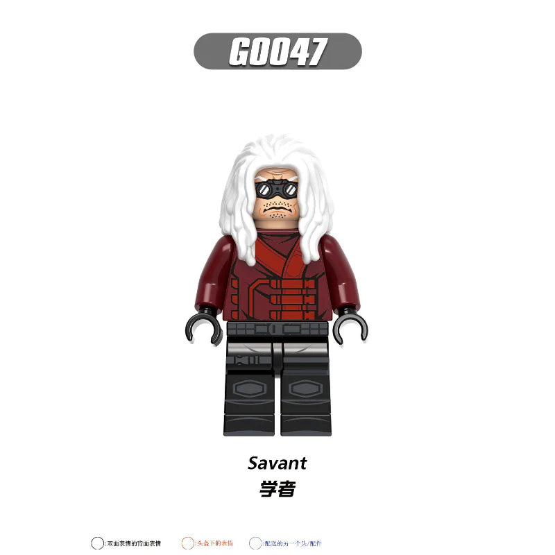 G0106 Superhero Series The Thinker Javelin Polka Dot Man Minifigures