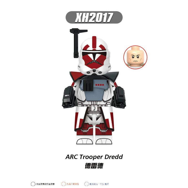 X0350 Star Wars Series Dredd Captain Alpha Minifigures