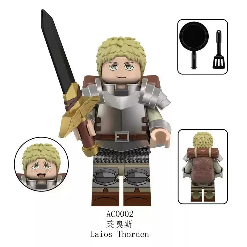 AC0002 AC0003 Delicious in Dungeon series Marcille Donato Laios Thorden Minifigures