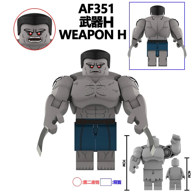 AF348-351 Superhero Series Hulk Minifigures
