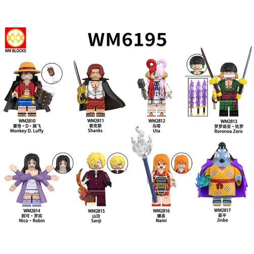 WM6195 One Piece Series Minifigures – Darkie's Collectibles