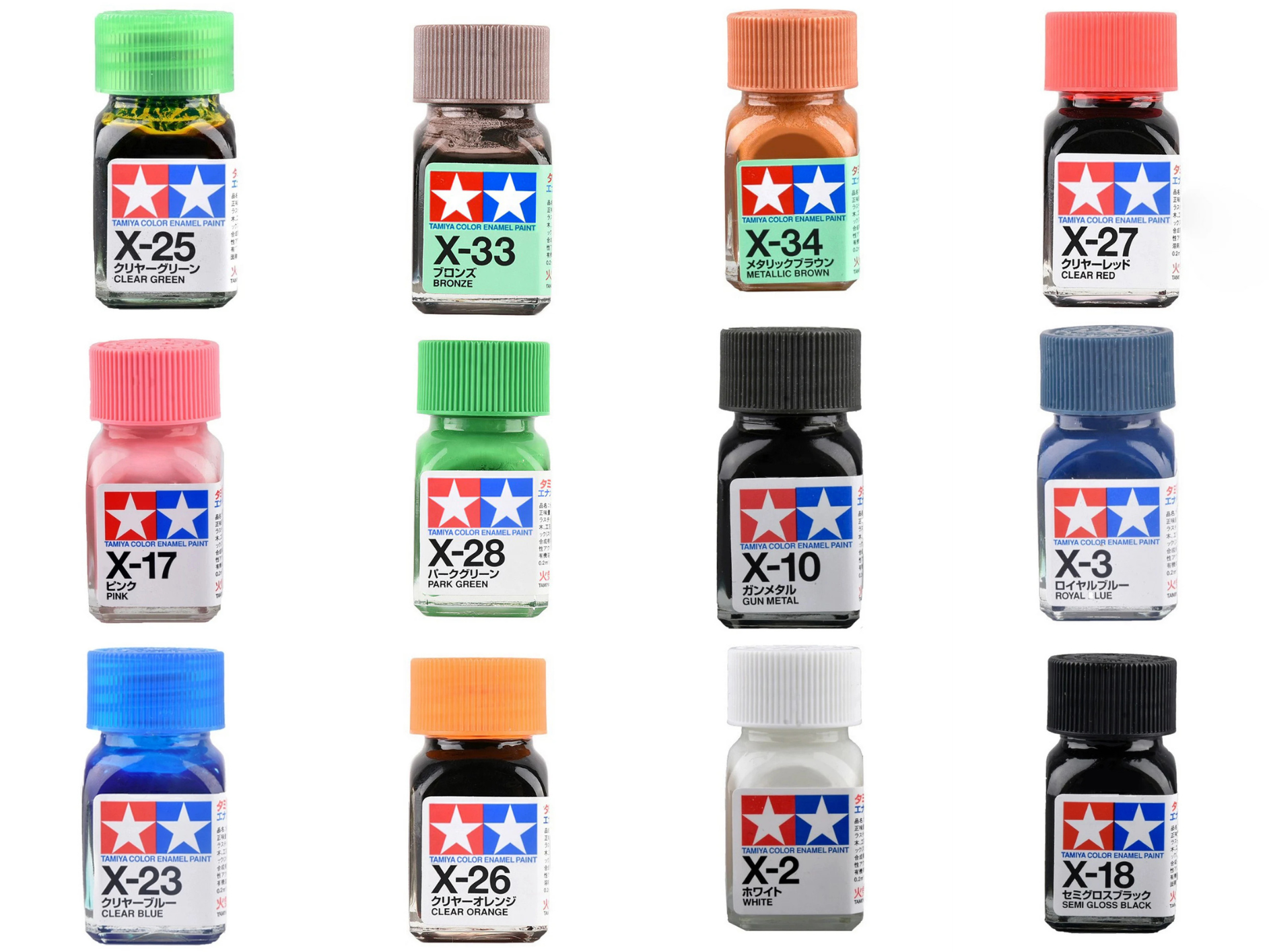 Tamiya Enamel X Series 10ml Paint (Glossy Finish Type)