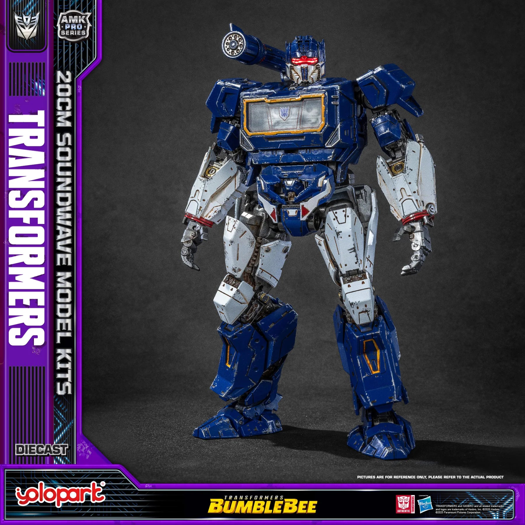 Yolopark AMK PRO Series Transformers: Bumblebee Soundwave Model Kit 20cm