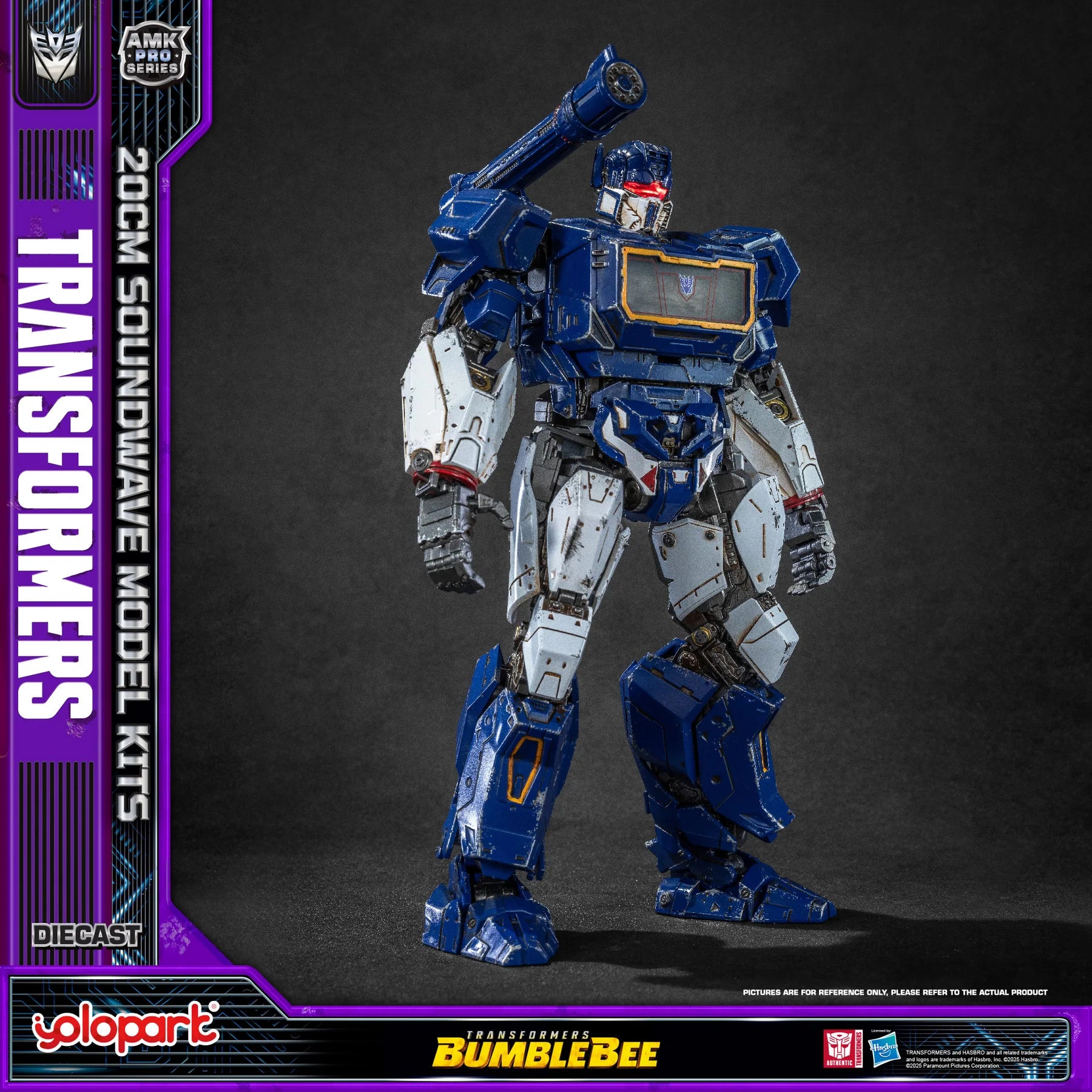 Yolopark AMK PRO Series Transformers: Bumblebee Soundwave Model Kit 20cm