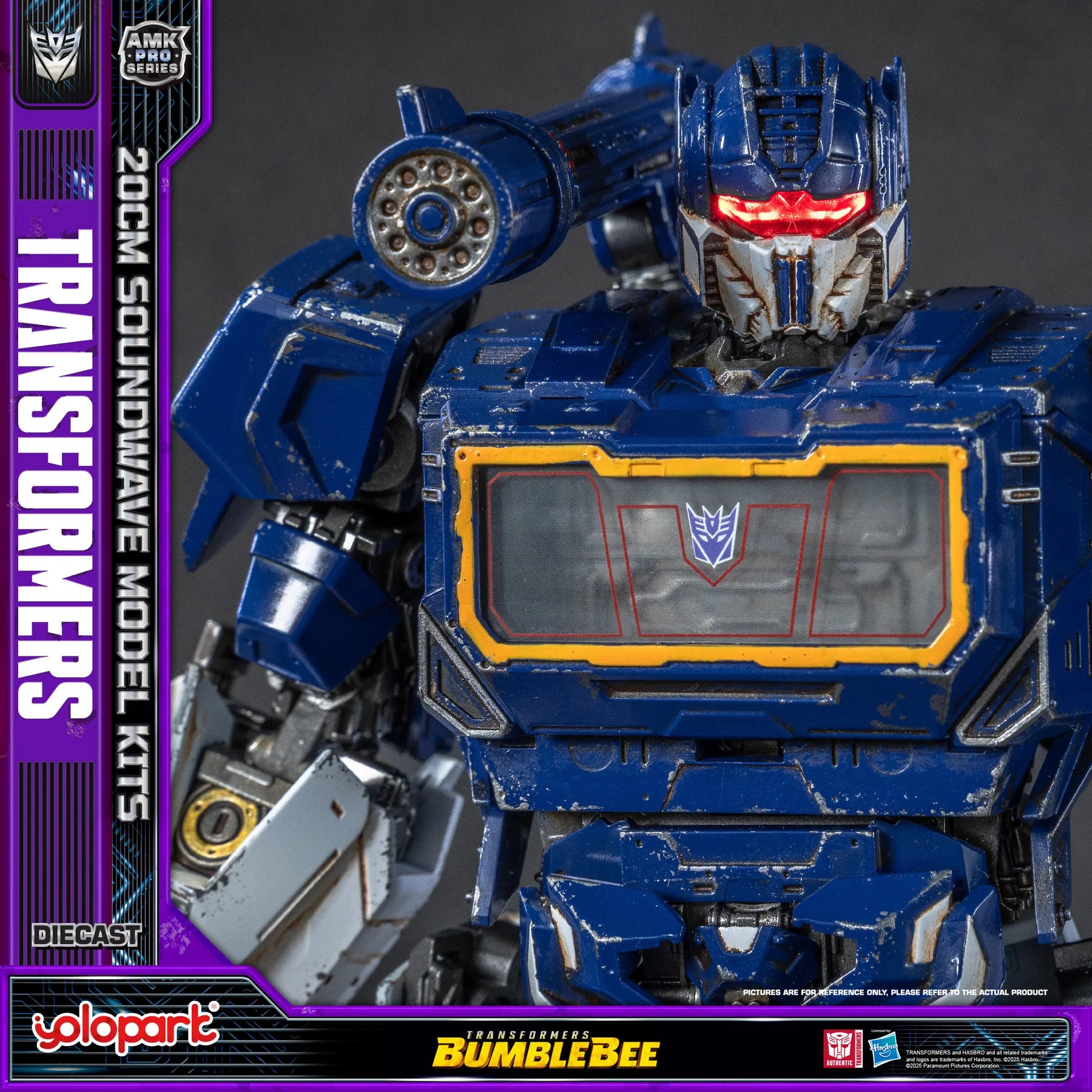 Yolopark AMK PRO Series Transformers: Bumblebee Soundwave Model Kit 20cm