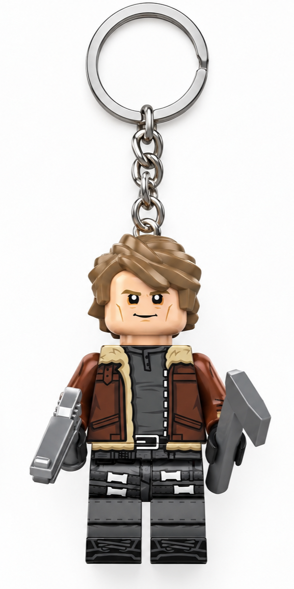 Ada Wong & Leon Kennedy Minifigure Keychains
