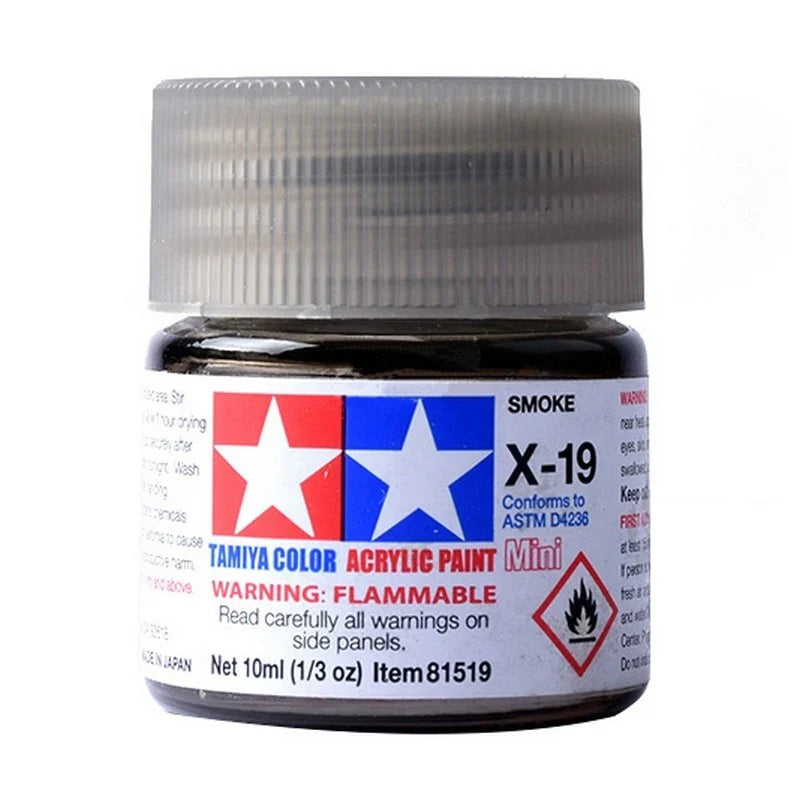 Tamiya Acrylic X Series 10ml Paint (Glossy Finish Type)