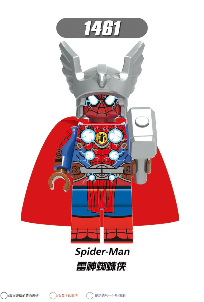 Super Hero Series Punk Spider-Man Knight Minifigures X0281
