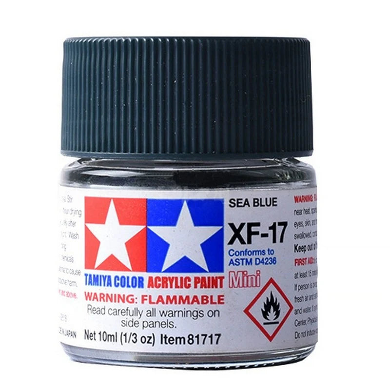 Tamiya Acrylic XF Series 10ml Paint (Flat Finish Type)