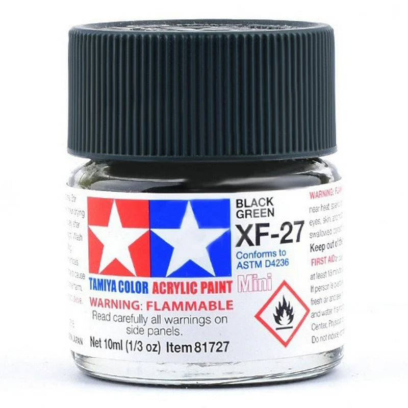 Tamiya Acrylic XF Series 10ml Paint (Flat Finish Type)