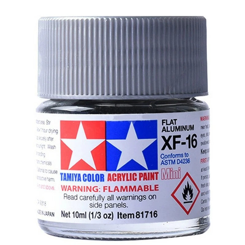 Tamiya Acrylic XF Series 10ml Paint (Flat Finish Type)