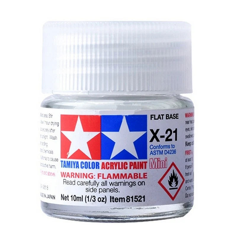 Tamiya Acrylic X Series 10ml Paint (Glossy Finish Type)