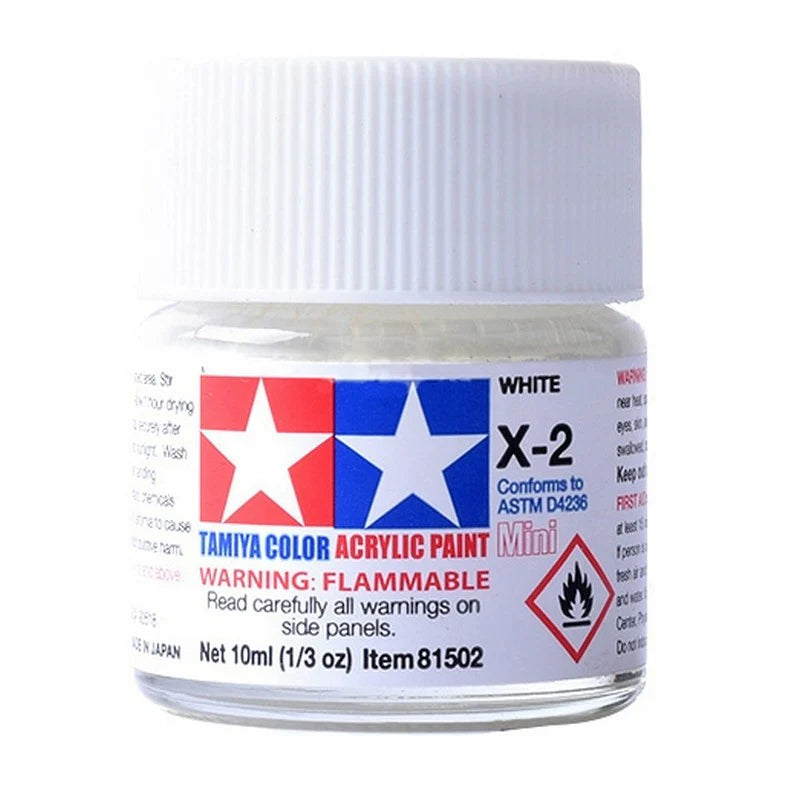 Tamiya Acrylic X Series 10ml Paint (Glossy Finish Type)
