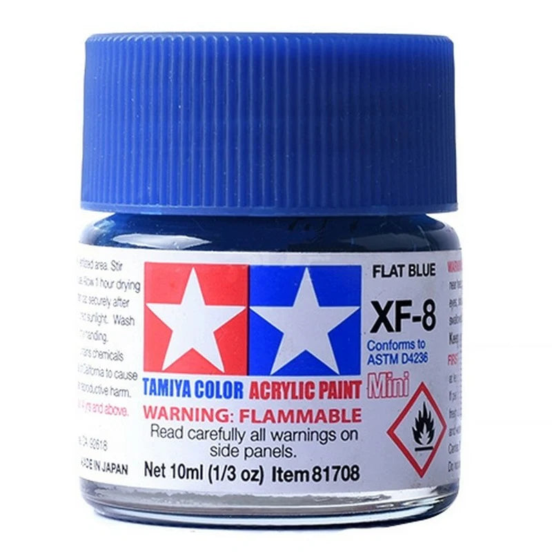 Tamiya Acrylic XF Series 10ml Paint (Flat Finish Type)