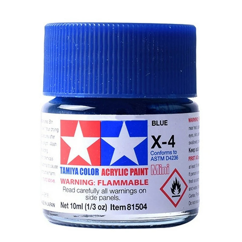 Tamiya Acrylic X Series 10ml Paint (Glossy Finish Type)