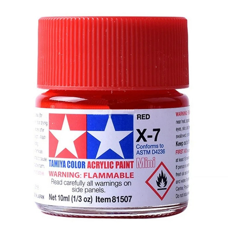 Tamiya Acrylic X Series 10ml Paint (Glossy Finish Type)