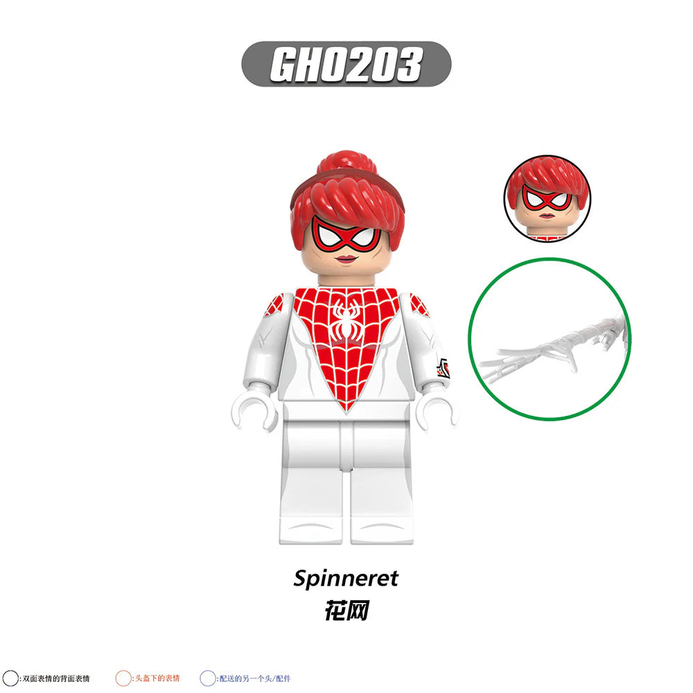 G0126 Superhero Series Peter Parker Shadow Spiderman Minifigures