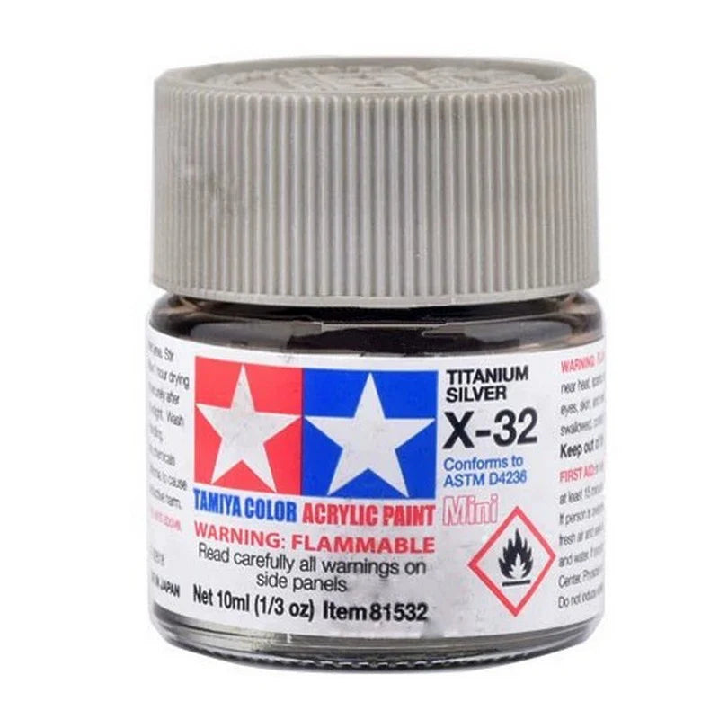 Tamiya Acrylic X Series 10ml Paint (Glossy Finish Type)