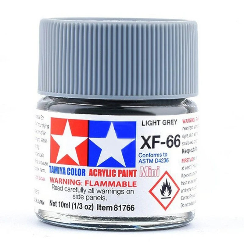 Tamiya Acrylic XF Series 10ml Paint (Flat Finish Type)